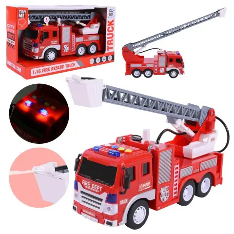 Машина Пожежна світло звук бризкає водою (в асортименті) ZY228A