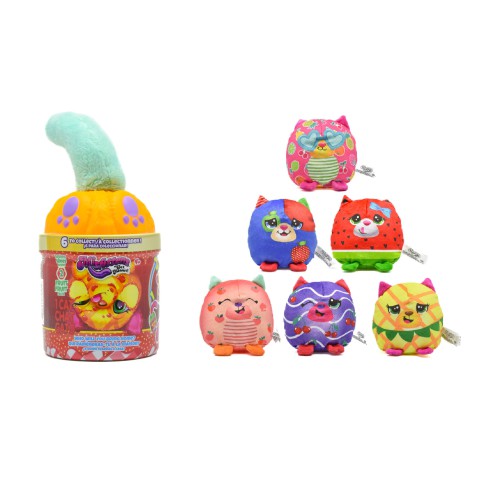 М’яка іграшка MISFITTENS MINI W2 – КОТИК У БАНЦІ (В асортименті)