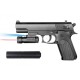 Пістолет пластиковий VIGOR з лазерним прицілом та глушником інший дизайн 037B