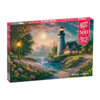 Пазли CherryPazzi Місячне світло маяка, 500 елементів, 34.5x50 см, 20074