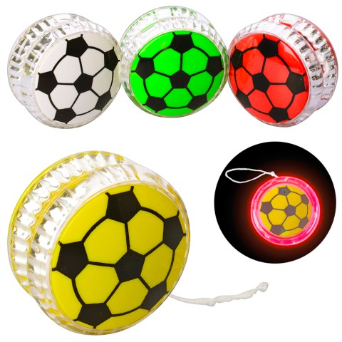 Йо-йо, 5.5 см, світло, на батарейках, 5.5x5.5x3 см (В асортименті)