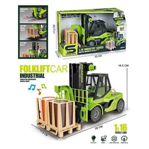 Машина спецтехніки Навантажувач, JS130A, вантаж, інерція, звук, підсвітка