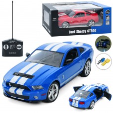 Р/к машина, ford shelby gt500, 1:14, акум, 34см, світлові ефекти, гумові колеса, usbзарядне, 2 кольори,(в коробці), 45-17-19, 5см