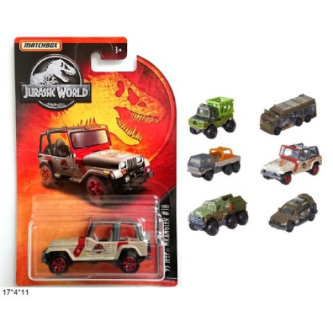 Транспорт Matchbox Jurassic World, FMW90, метал (В асортименті)