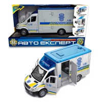 Машина Поліція українська озвучка, інерція, звук, світло, сирена, двері відчиняються