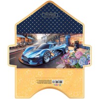 Листівка КЛЗ 24-77 Гліттер (В асортименті), 5 шт. в упаковці