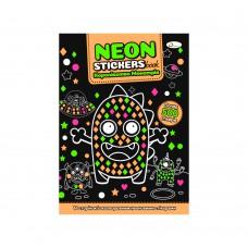 Видання для дозвілля серія "NEON STICKERS book" книжка-розмальовка "Королівство монстрів"
