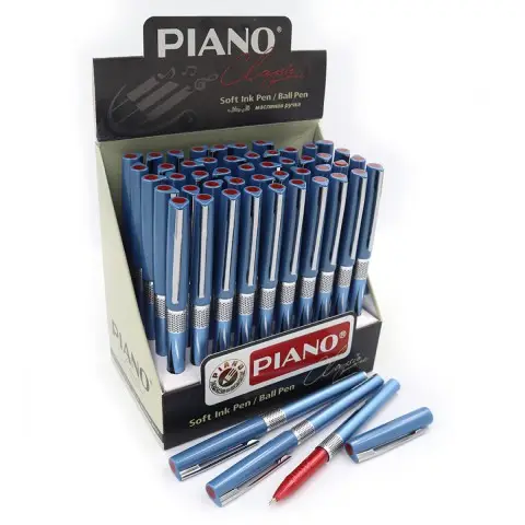 Ручка кулькова масляна Piano, червона, 50 шт.