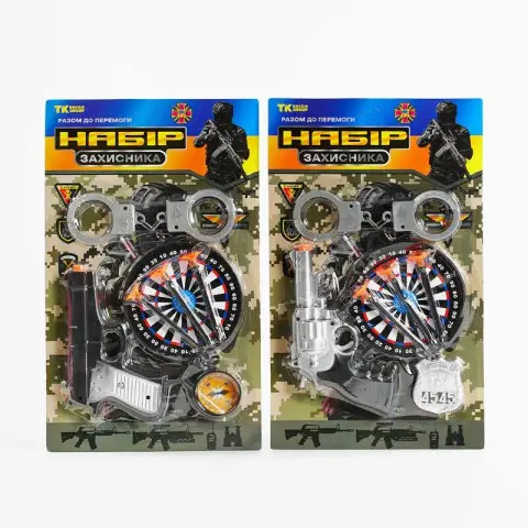 Військовий набір TK Group 4 елементи 3 стріли на присосках (в асортименті) TK63011