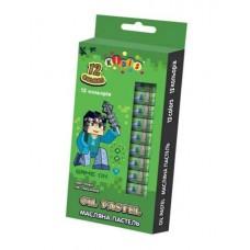 Пастель олійна 12 кольорів, KIDIS Level Up