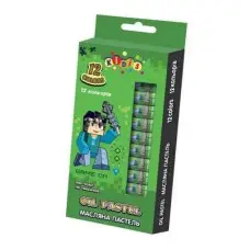 Пастель масляная KIDIS Level Up, 12 цветов