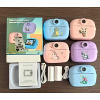 Фотоапарат-принтер із мультяшним героєм, дитячий, із миттєвою печаткою