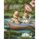 Набір для розпису по номерах 7+ Прогулянка на човні, 40x50 см, КНО2417