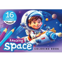 Книга Розфарбовка, 80 г, 148x210 мм, 8 аркушів, А5, скоба, диз. 23340