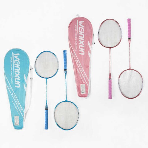Набір для бадмінтону TK Sport, 2 ракетки з металевим каркасом, у чохлі C70201 (В асортименті)