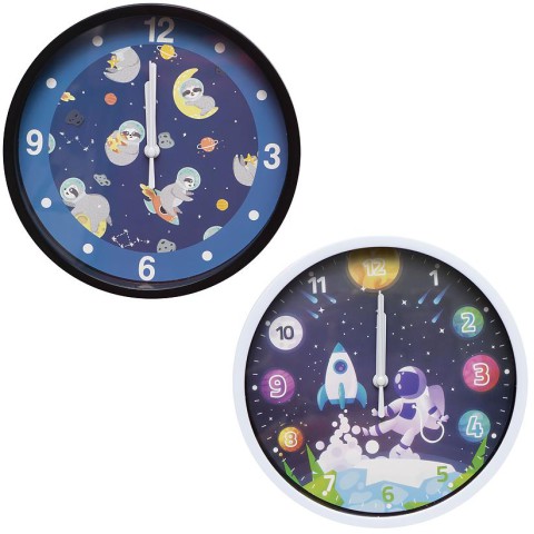 Настінний годинник в дитячу кімнату діаметр 19 см