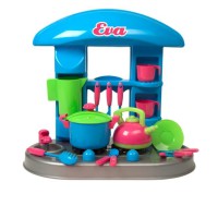 Продукти на липучці, сковорідка, ніж, овочі/фрукти, 20x12x6 см (В асортименті)