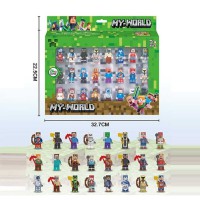 Набір героїв 24 фігурки зброя 86084