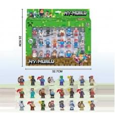 Герої 24 фігурки, зброя, на листі /96-2/