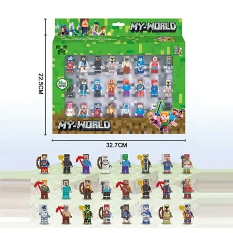 Набір героїв 24 фігурки зброя 86084