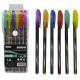 Набір гелевих ручок, 6 шт., із блиском та запахом, PVC
