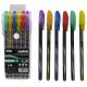 Набір гелевих ручок, 6 шт., із блиском та запахом, PVC
