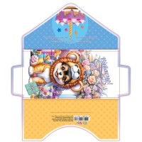 Листівка КЛЗ 24-78 Гліттер (В асортименті), 5 шт. в упаковці