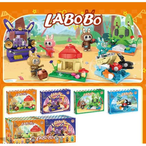 Конструктор Герой Лабубу від 91 деталі (в асортименті)