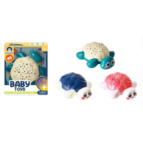 Нічник черепаха, інтерактивний, проєктор зоряного неба (В асортименті)