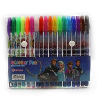 Набір гелевих ручок гліттер+неон FZ, 18 кольорів, PVC