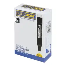 Маркер водостойкий, 1-4 мм, белый, 10 шт. в упаковке