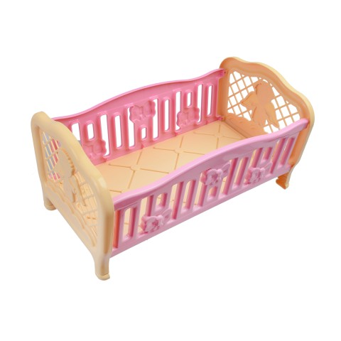 Ліжечко для ляльок з набором постільної білизни, Технок, 4494