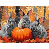 Картина за номерами Кролячі пригоди Ideyka 30×40 см КНО6636