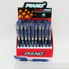 Ручка масляна "piano" синя 50шт в упаковці 118pt