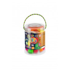 Креативна творчість "тісто для ліплення "fluoric" туба 8 кольорів укр (12) danko toys