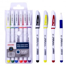 Набір ручок гелевих et801-6 original 6 кольорів (в упаковці)