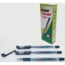 Ручка масляна wiser "blast" 0,7 мм з грипом синя ua 12 шт.(в упаковці)