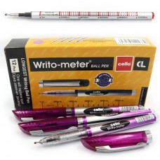 Ручка масляна cl "writo-meter" 10 км 0, 5мм фіолет, ціна за 12 шт. 8048-vio