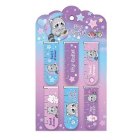 Закладки магнітні Kidis Raccoon, 6 шт. на планшетці