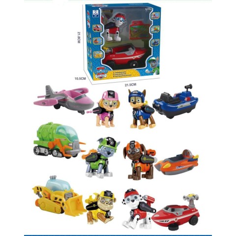 Ігровий набір Щенячий Патруль з машинками, 21.8x10x5x21.5 см (В асортименті)
