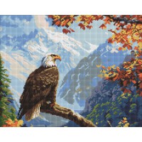 Алмазна мозаїка Вершинний страж 40×50 см AMO8078