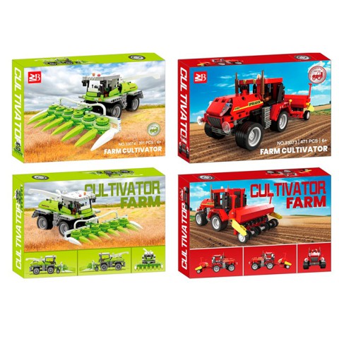 Конструктор трактор сільхозтехніка 485-520 деталей 33073-33074