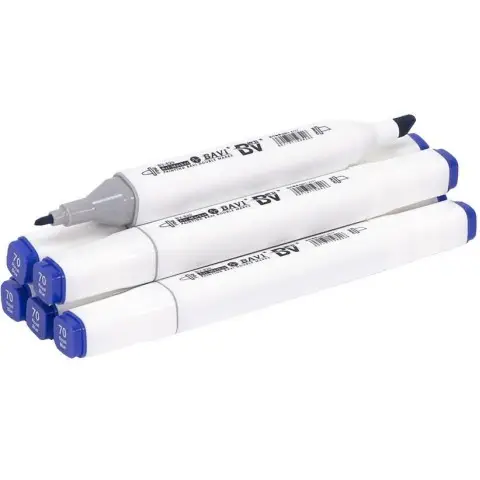 Скетч-маркер двосторонній №70, на спиртовій основі, 10 шт.