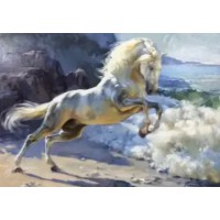 Алмазна мозаїка на підрамнику Єдиноріг 40×50 см 71188_BGLE