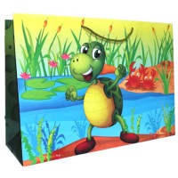 Набір подарункових пакетів Черепашка, 45x33x13 см, 6 шт. в упаковці, 9668-7