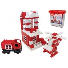 Конструктор Фламінго "Вертоліт" 117 деталей, у пластиковому боксі 013888/08