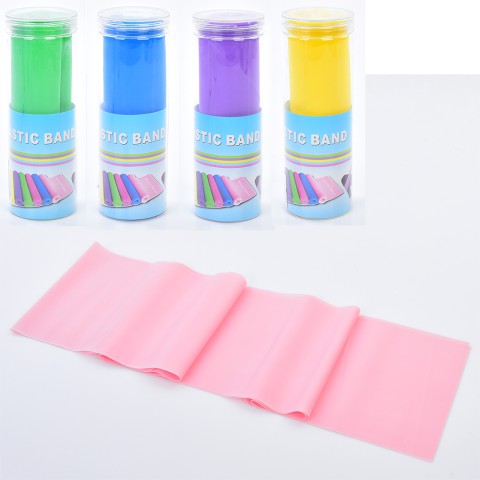 Еспандер стрічка, TPE, 1500x15 см, товщина 0.35 мм, 5.5x16x5.5 см