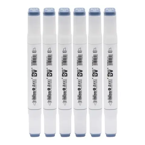 Скетч-маркер двосторонній №BG5, на спиртовій основі, 10 шт.