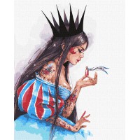 Набір для розпису по номерах Небезпечна краса, 40x50 см, КНО4969