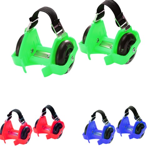 Ковзани на п’ятку, RS-0029, світло, PU колеса 76 мм (В асортименті)